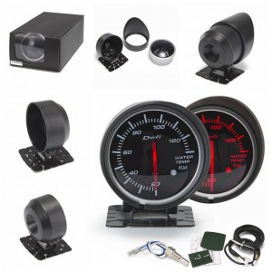  BF 60mm LED Water Temp Temprature Gauge Auto Car Motor Gauge with Red & White Light TK-BF60002-WATER