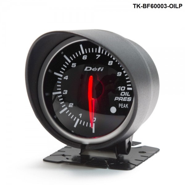 BF 60mm LED Oil Pressure Gauge High Quality Auto Car Motor Gauge with Red & White Light TK-BF60003-OILP