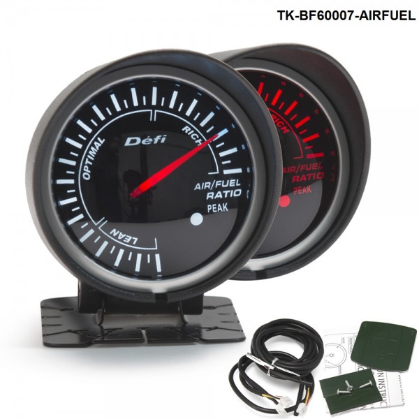 BF 60mm LED AIR/FUEL RATIO Gauge High Quality Auto Car Motor Gauge with Red & White Light TK-BF60007-AIRFUEL