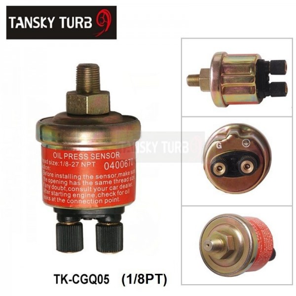 Tansky Oil Pressure Sensor Replacement Suitable for EPMAN & TANSKY's Oil Pressure Gauge ONLY TK-CGQ05 Tansky Oil Pressure Sensor Replacement Suitable for EPMAN & TANSKY's Oil Pressure Gauge ONLY TK-CGQ05