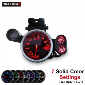 Racing Sports Car Meter 80mm Link Meter Racer Gauge Tachometer 7 color setting RPM Meter TK-GA375DI-7C