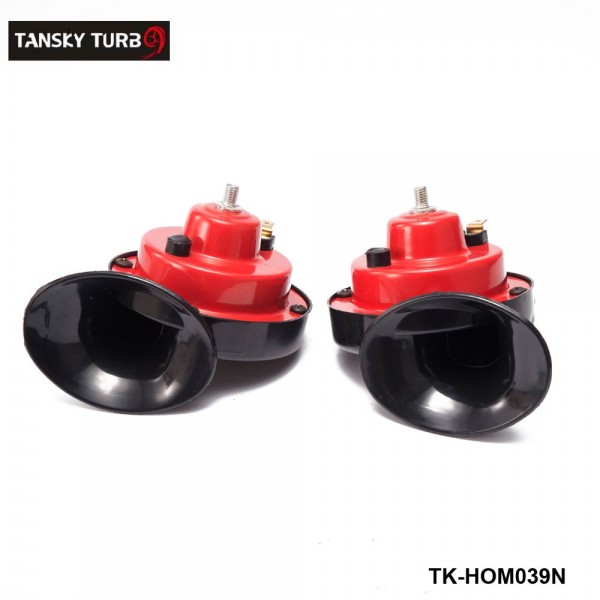 Tansky - 1 Pair 12v 110dB 510Hz Auto Truck Dual Snail Horn High low Car Motor Vehicle TK-HOM039N