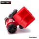Tansky - Car Motorcycle Truck 12V Red Compact Dual Tone Electric Pump Air Loud Horn Vehicle Siren TK-HOM043