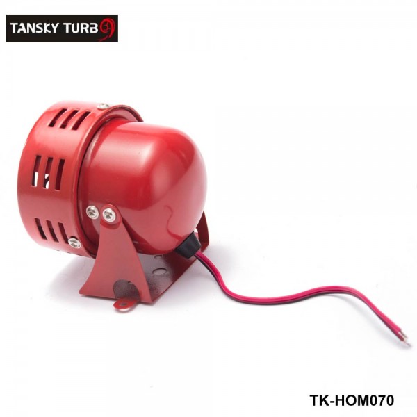 Tansky - New 12V Motor Driven Red Air Raid Siren Horn Alarm Horn Car Truck TK-HOM070