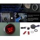 PIVOT Blue / Red Illumination Car Engine Start Push Button Switch Ignition Starter Touch Kit TK-YY01