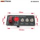  4 in1 Carbon Fiber Panel Racing Car Engine Start Push Ignition Switch Toggle Kits EP-RSK3018