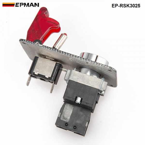 Racing Switch Kit Car Electronicl/Switch Panels-Flip-up Start/Ignition/Accessory EP-RSK3025