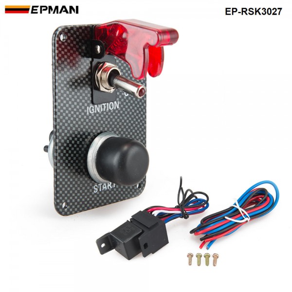 Racing Switch Kit Car Electronicl/Switch Panels-Flip-up Start/Ignition ...