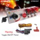 EPMAN 12V Racing Car Toggle Ignition Switch Panel LED Push Button Starter Engine Start EPRSK224T EPMAN 12V Racing Car Toggle Ignition Switch Panel LED Push Button Starter Engine Start EPRSK224T