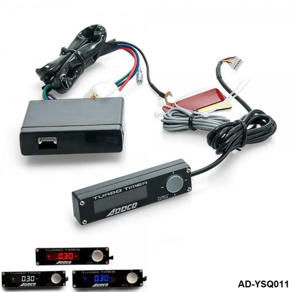 ADDCO New 3 Color In One Universal Auto Turbo Timer Meter Device Parking Time Retarder Digital LED Peak Voltage Warning Function AD-YSQ011 ADDCO New 3 Color In One Universal Auto Turbo Timer Meter Device Parking Time Retarder Digital LED Peak Voltage Warning Function AD-YSQ011