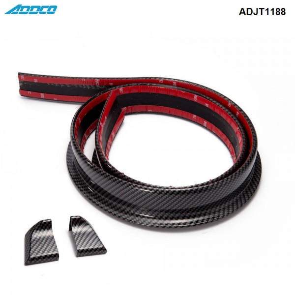 ADDCO 1.5M Roll 45mm  Universal Carbon Fiber car Rear Carbon Spoiler for Honda BMW Audi ADJT1188TW