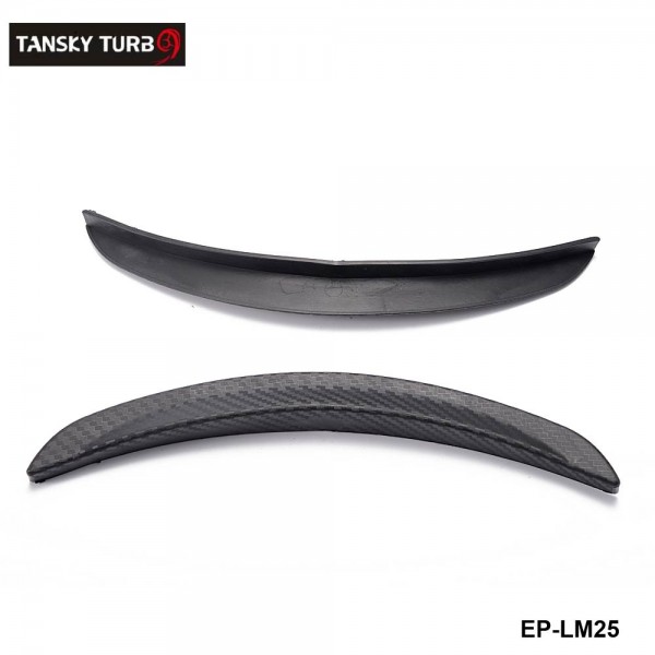 TANSKY -1 Pair 10" Carbon Texture Diffuser Fender Flares Lip fit on SUV, Truck, Car round Wheel fender wall EP-LM25