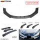 EPMAN - 10SETS/CARTON 3PCS Auto Front Bumper Chin Lip Spoiler Body Kit For Honda Civic Sedan 16-18 EP-QCHD1618-10T