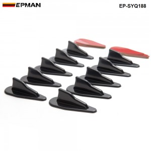 EPMAN -10pcs/lotBumper Diffuser windshield Roof Spoiler Vortex Generator  EP-SYQ188