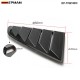 EPMAN 2PCS/SET Rear Side Window Quarter 1/4 Scoop Louver Cover For Ford Mustang 2015-2018 GT EP-TFB15FD