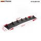 EPMAN - 20PCS/LOT Shark Fin 7 Wing Lip Diffuser 33" x6" Rear Bumper Chassis ABS Universal Black/Carbon Color EP-ZLB01C85-20T 