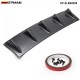 EPMAN - 20PCS/LOT Shark Fin 5 Wing Lip Diffuser 23" x 6" Rear Bumper Chassis Black/Carbon Color ABS Universal EP-ZLB02Z58-20T EPMAN - 20PCS/LOT Shark Fin 5 Wing Lip Diffuser 23" x 6" Rear Bumper Chassis Black/Carbon Color ABS Universal EP-ZLB02Z58-20T