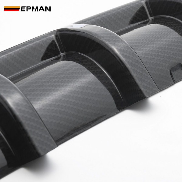 EPMAN - 20SETS/CARTON Car Rear Bumper Body Kit Shark Chin Spoiler Diffuser Trim Cover Universal EP-ZLB04C67-20T