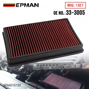 EPMAN Panel Air Filter Reusable Clean Washable Premium, Replacement Car Air Filters Intake For Volkswagen/For Audi/For Seat/For Skoda 2013-2023, 33-3005 EPAA01G192