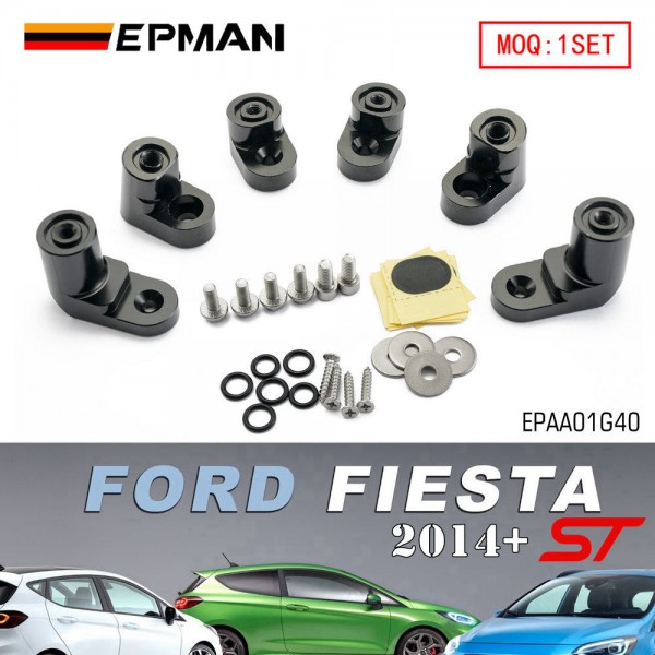 EPMAN For 2014-2023 Ford Fiesta ST Billet T-6061 Anodized Aluminum Bolt-on Rear Wing Spoiler Hatch Riser Lift Extension EPAA01G40 EPMAN For 2014-2023 Ford Fiesta ST Billet T-6061 Anodized Aluminum Bolt-on Rear Wing Spoiler Hatch Riser Lift Extension EPAA01G40