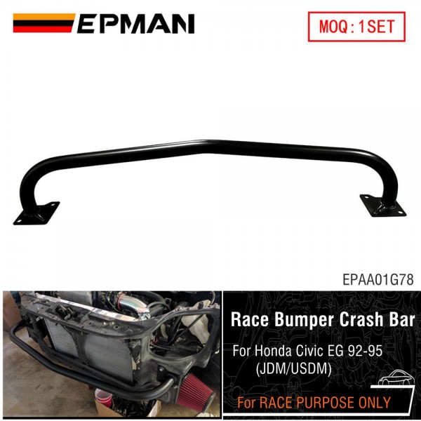 EPMAN Front Crash Bash Bumper Replacement For Honda Civic EG 92-95 EPAA01G78