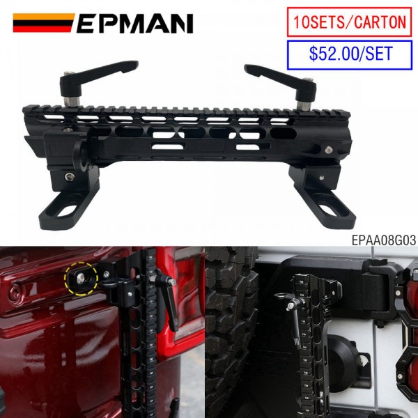 EPMAN 10SETS/CARTON Aluminum Flagpole Holder Antenna & Flag Mount Bracket for Jeep Wrangler JK JKU JL JL EPAA08G03-10T EPMAN 10SETS/CARTON Aluminum Flagpole Holder Antenna & Flag Mount Bracket for Jeep Wrangler JK JKU JL JL EPAA08G03-10T