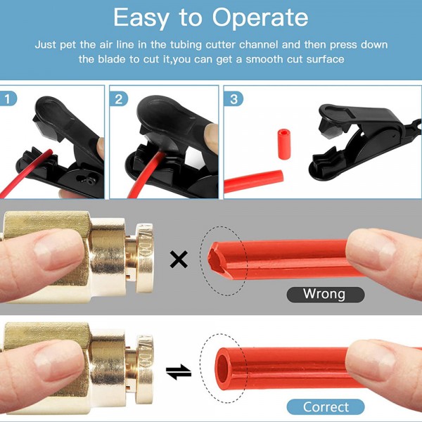 EPMAN Air Line Service Kit for Air Spring Bag Suspension Fitting 1/4 NPT Elbow Fitting 20 Feet Air Line Tubing EPAHP1412