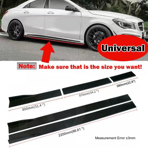EPMAN 10SETS/CARTON Side Skirt Extension Lip Rocker For Honda Accord For Toyota Nissan Mitsubishi Sedan Coupe Universal EPCQ0345-10T EPMAN 10SETS/CARTON Side Skirt Extension Lip Rocker For Honda Accord For Toyota Nissan Mitsubishi Sedan Coupe Universal EPCQ0345-10T
