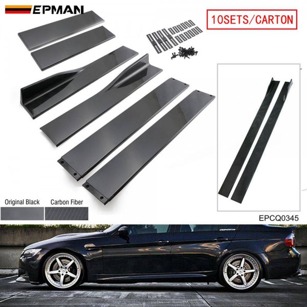 EPMAN 10SETS/CARTON Side Skirt Extension Lip Rocker For Honda Accord For Toyota Nissan Mitsubishi Sedan Coupe Universal EPCQ0345-10T EPMAN 10SETS/CARTON Side Skirt Extension Lip Rocker For Honda Accord For Toyota Nissan Mitsubishi Sedan Coupe Universal EPCQ0345-10T