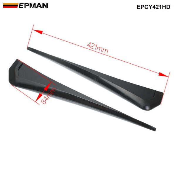 EPMAN 50SETS/CARTON Door Side Vent Air Flow Fender Outlet Cover Trim Wing Car Styling Side Fender Wing Cover Air Outlet for Honda Civic 16-18 EPCY421HD-50T