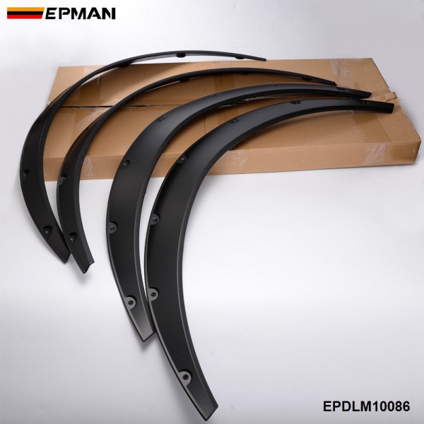 EPMAN - 40 PCS/ Carton Fender Flares Arch Wheel Eyebrow Protector/mudguards Sticker Universal EPDLM10086-40PCS