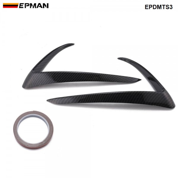 EPMAN 20SETS/CARTON Front Blade Trim Fog Light Eyebrow Cover For Tesla Model 3 Modified Decoration Accessories ABS Car Accessories Model3 2020 EPDMTS3-20T EPMAN 20SETS/CARTON Front Blade Trim Fog Light Eyebrow Cover For Tesla Model 3 Modified Decoration Accessories ABS Car Accessories Model3 2020 EPDMTS3-20T