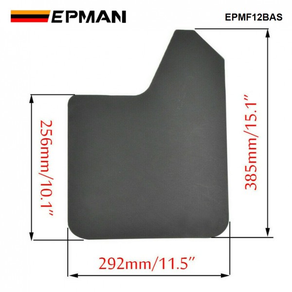 EPMAN 30SETS/CARTON Front Rear Universal Mud Flaps for SUV Vehicle Car Pickup Splash Guards Mudguards Mudflaps Car Accessories EPMF12BAS-30T