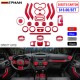 EPMAN 30SETS/CARTON 28 PCS Full Set Interior Decoration Trim Kit For Jeep Wrangler JK JKU 2011-2018 EPNST11JP28-30T EPMAN 30SETS/CARTON 28 PCS Full Set Interior Decoration Trim Kit For Jeep Wrangler JK JKU 2011-2018 EPNST11JP28-30T