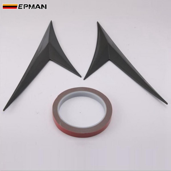 EPMAN 50SETS/CARTON 2PCS/Set Universal Fit Front Bumper Lip Diffuser/Canard/Splitter Fins Body Spoiler Canards Valence Chin EPPD004-50T EPMAN 50SETS/CARTON 2PCS/Set Universal Fit Front Bumper Lip Diffuser/Canard/Splitter Fins Body Spoiler Canards Valence Chin EPPD004-50T