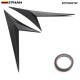 EPMAN 50SETS/CARTON 2PCS/Set Universal Fit Front Bumper Lip Diffuser/Canard/Splitter Fins Body Spoiler Canards Valence Chin EPPD004-50T