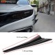 EPMAN 100SETS/CARTON Black Car Front Bumper Lip Splitter Fin Air trim Universal Auto Body Front Side Wing Spoiler Canards Splitters Protector EPPD006-100T 