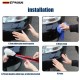 EPMAN 2PCS Car Bumper Protector Front Body Corner Lip Bumper Side Guard Rear Back Protection Carbon Fiber Stickers EPPD510