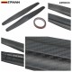 EPMAN 2PCS Car Bumper Protector Front Body Corner Lip Bumper Side Guard Rear Back Protection Carbon Fiber Stickers EPPD510