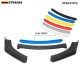 EPMAN - 10SETS/CARTON Universal Front Bumper Lip Flat Under Panel Splitter Spoiler Plate Diffuser EPQC2101N-10T