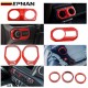 EPMAN 20SETS/CARTON 21PCS/SET Car Interior Accessories-Air Conditioning & Switch Button& Reading Light & Steering Wheel etc for Jeep Wrangler & Gladiator 2018- 2022 EPQTJ1821-20T 
