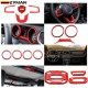 EPMAN 20SETS/CARTON 21PCS/SET Car Interior Accessories-Air Conditioning & Switch Button& Reading Light & Steering Wheel etc for Jeep Wrangler & Gladiator 2018- 2022 EPQTJ1821-20T 