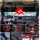 EPMAN 20SETS/CARTON 21PCS/SET Car Interior Accessories-Air Conditioning & Switch Button& Reading Light & Steering Wheel etc for Jeep Wrangler & Gladiator 2018- 2022 EPQTJ1821-20T 