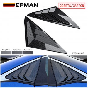 EPMAN 20SETS/CARTON Rear Quarter Side Window Scoop Louver Air Vent Cover Fit for Honda Civic 16-20 EPSY1620HD-20T