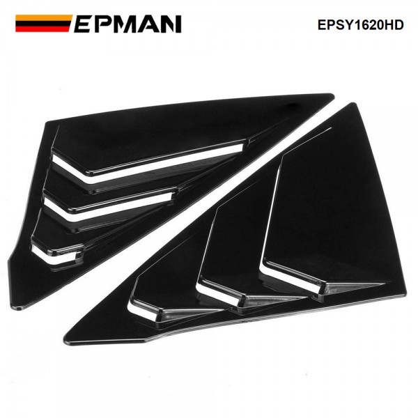 EPMAN 20SETS/CARTON Rear Quarter Side Window Scoop Louver Air Vent Cover Fit for Honda Civic 16-20 EPSY1620HD-20T