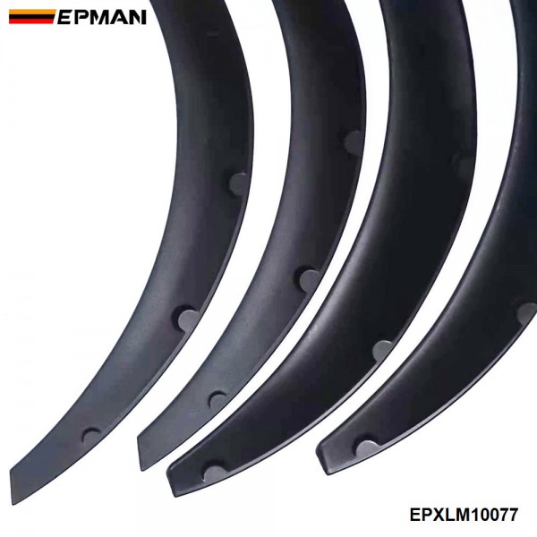 EPMAN 40 PCS/CARTON New Typer Universal Fender Flares Arch Wheel Eyebrow Protector/mudguards Sticker EPXLM10077-40PCS