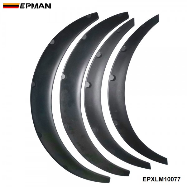 EPMAN 40 PCS/CARTON New Typer Universal Fender Flares Arch Wheel Eyebrow Protector/mudguards Sticker EPXLM10077-40PCS