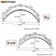 EPMAN 40 PCS/CARTON New Typer Universal Fender Flares Arch Wheel Eyebrow Protector/mudguards Sticker EPXLM10077-40PCS EPMAN 40 PCS/CARTON New Typer Universal Fender Flares Arch Wheel Eyebrow Protector/mudguards Sticker EPXLM10077-40PCS