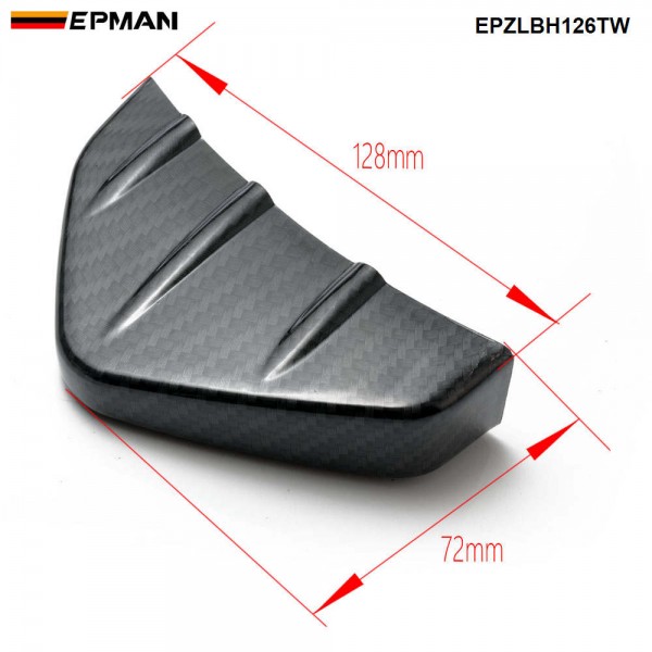 EPMAN Universal Modified ABS Rear Bumper Lower Air Diffuser Fin Splitter Body Spoiler Knife Kits EPMAN Universal Modified ABS Rear Bumper Lower Air Diffuser Fin Splitter Body Spoiler Knife Kits