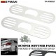 EPMAN 2PCS Aluminum Rear Bumper Race Air Diversion Diffuser Gunmetal For Honda Civic TK-RWD5T EPMAN 2PCS Aluminum Rear Bumper Race Air Diversion Diffuser Gunmetal For Honda Civic TK-RWD5T